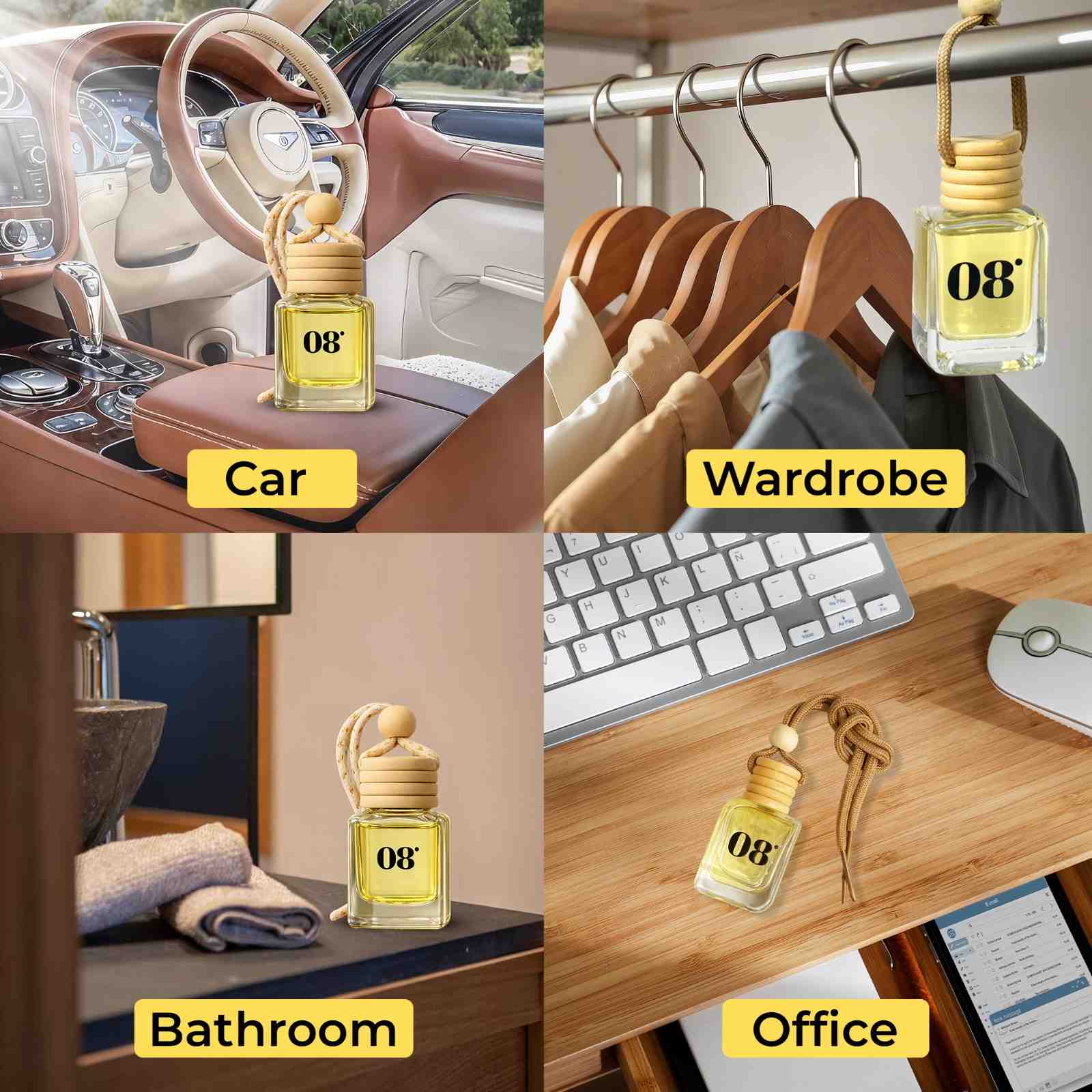 Premium Car Air Fresheners ( Pack of 3 )