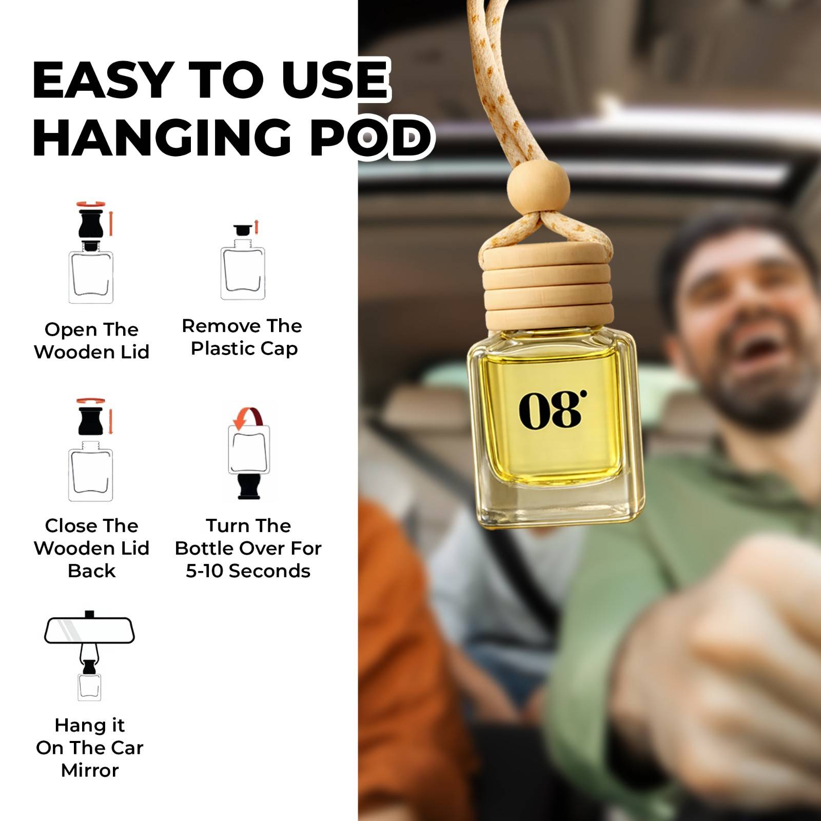 Premium Car Air Fresheners ( Pack of 3 )