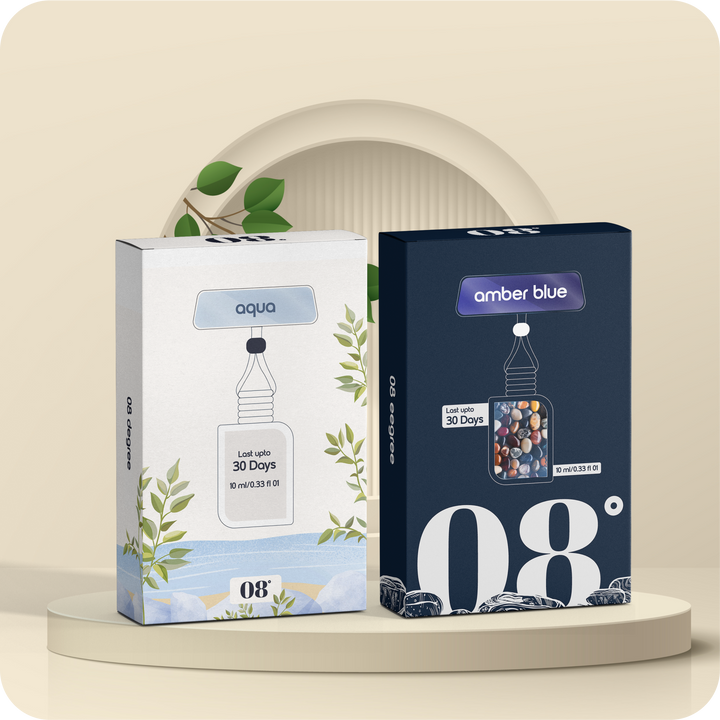 Aqua + Amber Blue (Pack of 2)