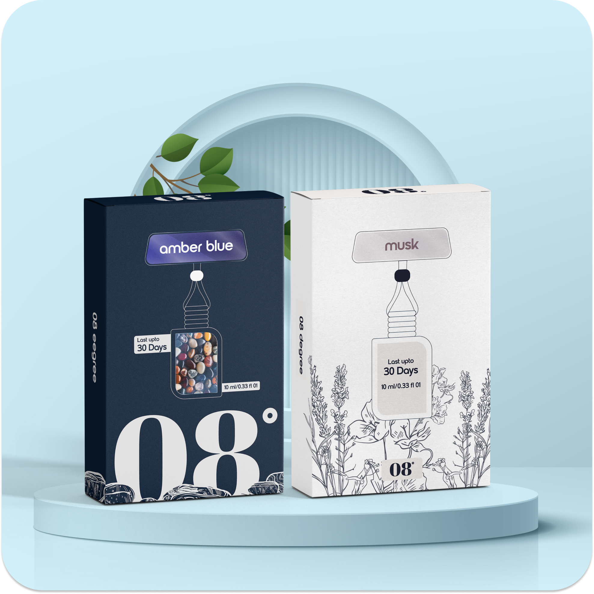 Musk + Amber Blue (Pack of 2)